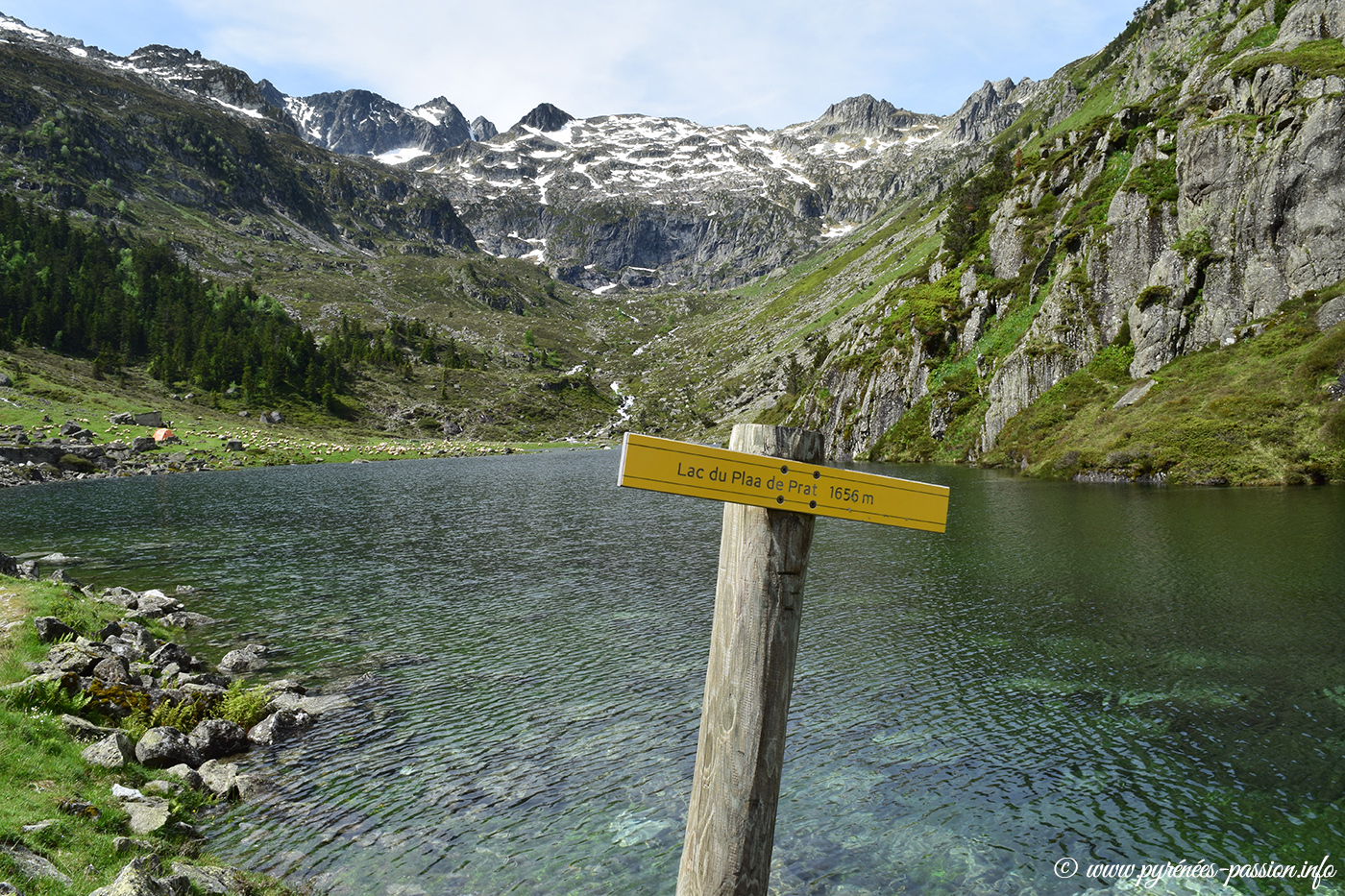 Le lac de Plaa de Prat - Hautes-Pyrénées - Val d'Azun