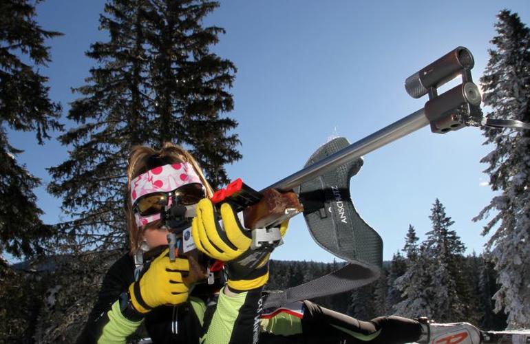 Raquettes à neige et biathlon à Saint-Lary-Soulan